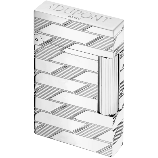 S.T. Dupont Ligne 2 Lighter – Monogram 1872 Silver