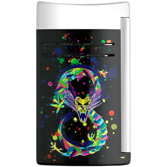 S.T. Dupont Maxijet Lighter – Glossy Black Dragon