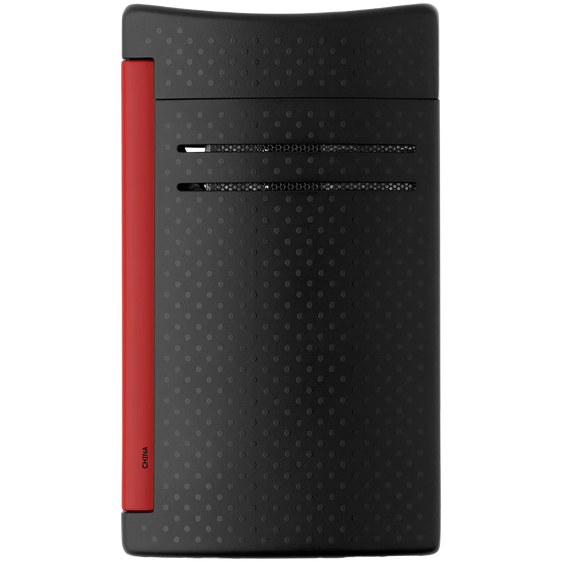 S.T. Dupont Maxijet Lighter – Matte Black & Red