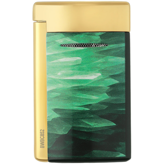S.T. Dupont Minijet Géode Lacquered Lighter – Green