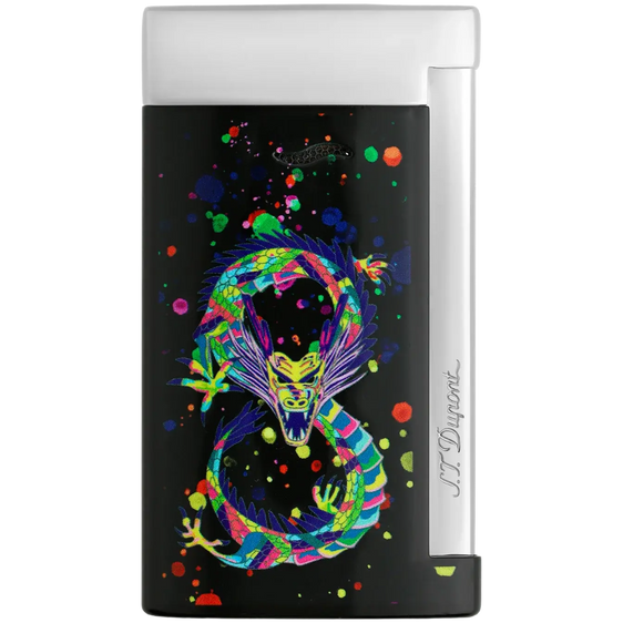 S.T. Dupont Slim 7 Lighter – Dragon Black