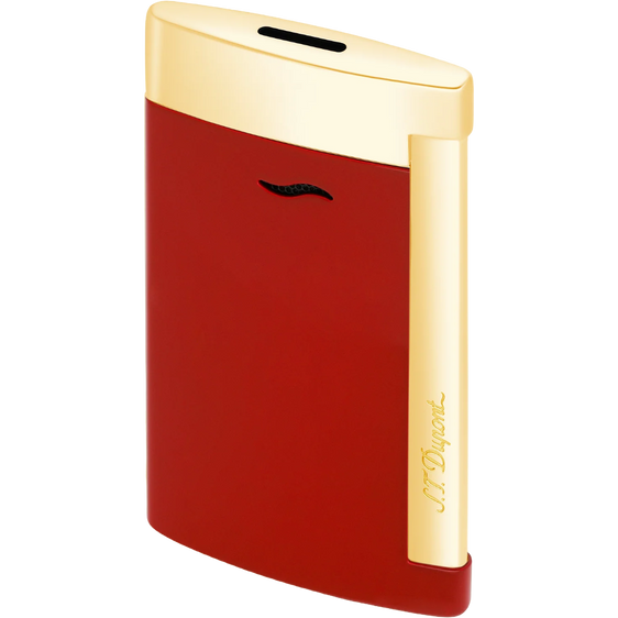 S.T. Dupont Slim 7 Lighter – Red & Gold