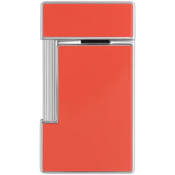 S.T. Dupont Slimmy Lighter – Coral & Chrome
