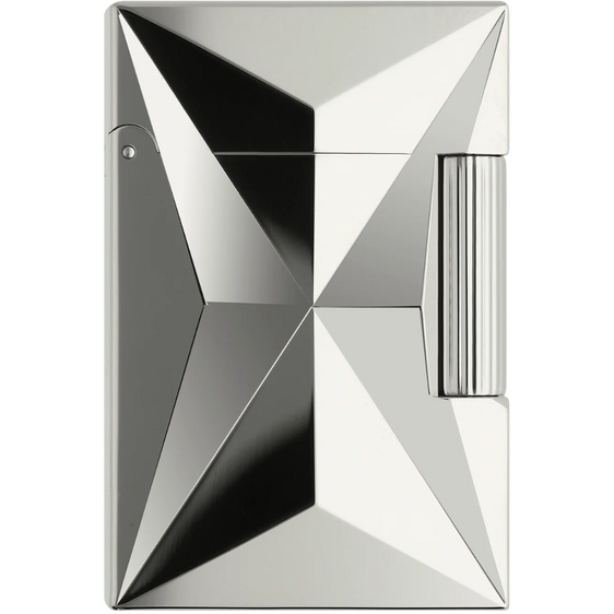 S.T. Dupont Small Ligne 2 Lighter – Fire X Silver