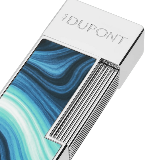 S.T. Dupont Twiggy Géode Lacquered Lighter – Blue