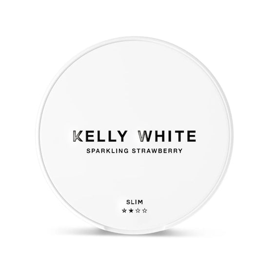 Kelly White Nicotine Pouches Sparkling Strawberry Slim 5MG - 5 Pack