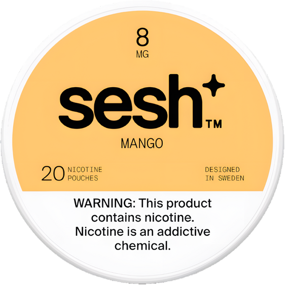 Sesh+ Mango Nicotine Pouches (5 Pack) - 8MG