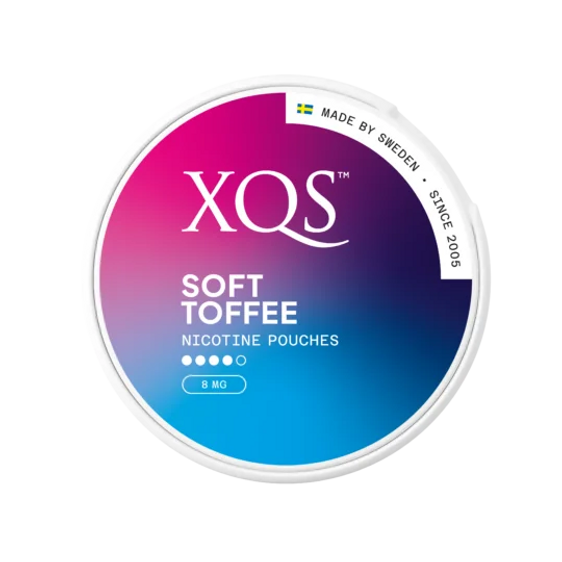 XQS Nicotine Pouches Soft Toffee - 8MG