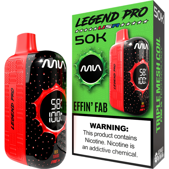 MIA Legend Pro 50K Puffs Disposable Vape - Effin' Fab