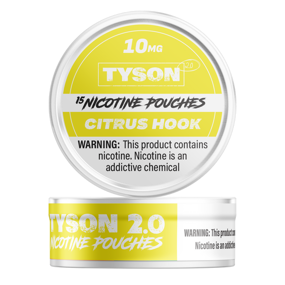Tyson 2.0 Nicotine Pouches Citrus Hook - 5 Pack - 10mg