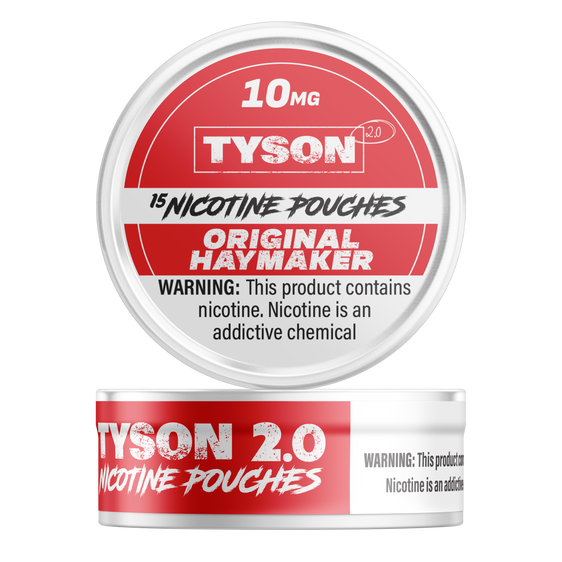 Tyson 2.0 Nicotine Pouches Original Haymaker - 5 Pack - 10mg
