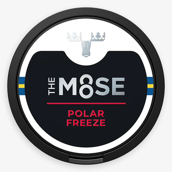 The Moose Nicotine Pouches All White Polar Freeze Pouches