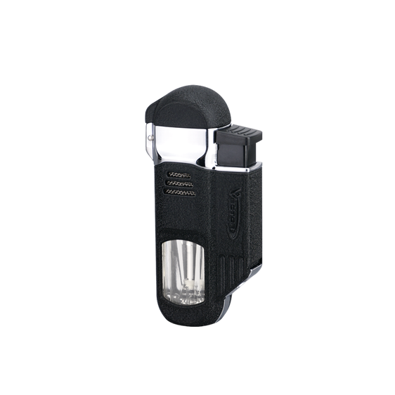 Vector Torpedo Quad Flame Lighter - Black Crackle