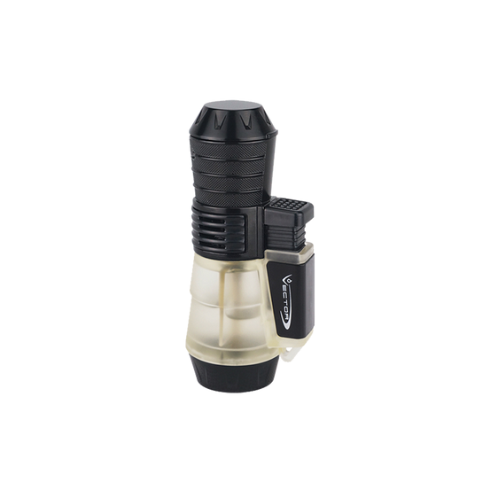Vector Triforce Triple Flame Torch Lighter - Clear