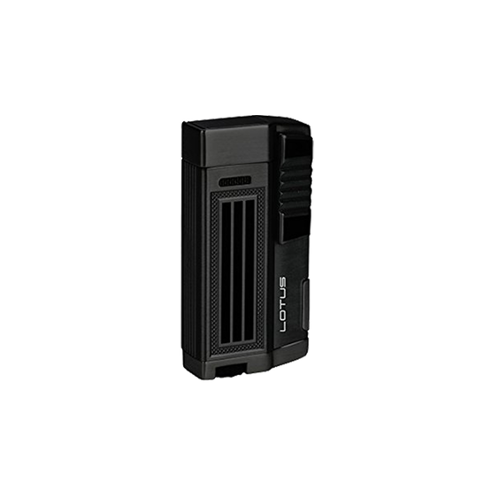 Lotus 55 Droid Double Flame Torch Lighter and Punch Cutter - Black