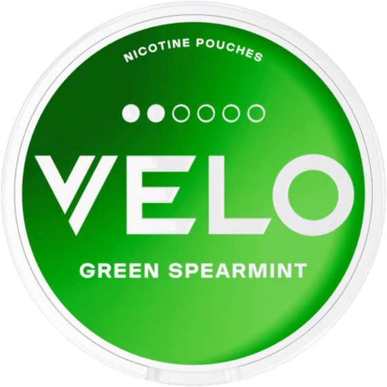 Velo Nicotine Pouches Green Spearmint 6MG - 5 Pack