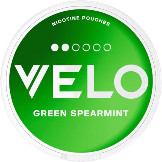 Velo Nicotine Pouches Green Spearmint 6MG - 5 Pack