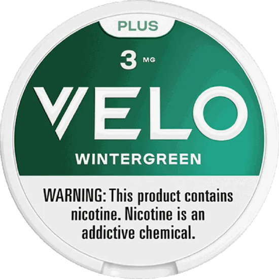 Velo Plus Nicotine Pouches Wintergreen - 5 Pack