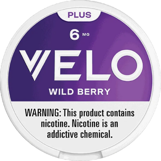 Velo Plus Nicotine Pouches Wild Berry - 5 Pack - 6mg
