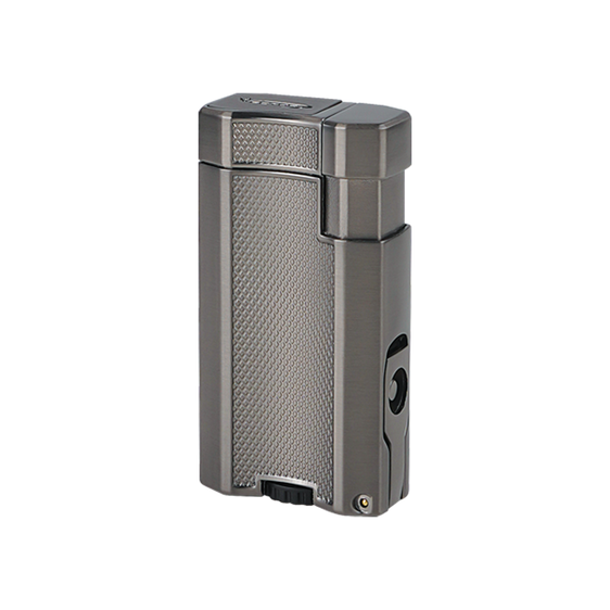 Vector Vmotion Double Flame Lighter - Gunmetal Satin