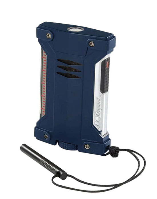 S.T. Dupont Defi Extreme Soft Flame Lighter - Matte Blue