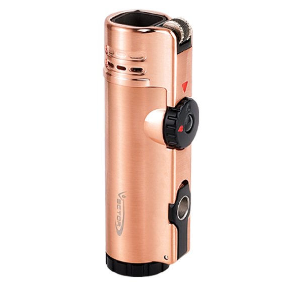 Vector Warcraft Quad Flame Torch Lighter with Cigar Punch