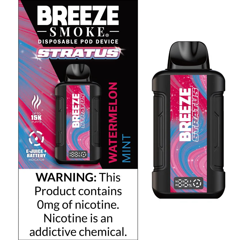 Breeze Stratus 0% Nicotine Vape 15,000 Puffs | Lighter USA Breeze Stratus 0% Nicotine Vape 15,000 Puffs | Lighter USA