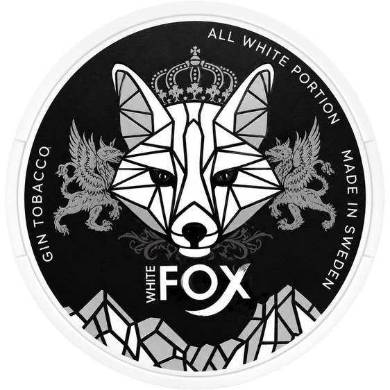 White Fox Black Edition 24mg Nicotine Pouches (5 Pack)