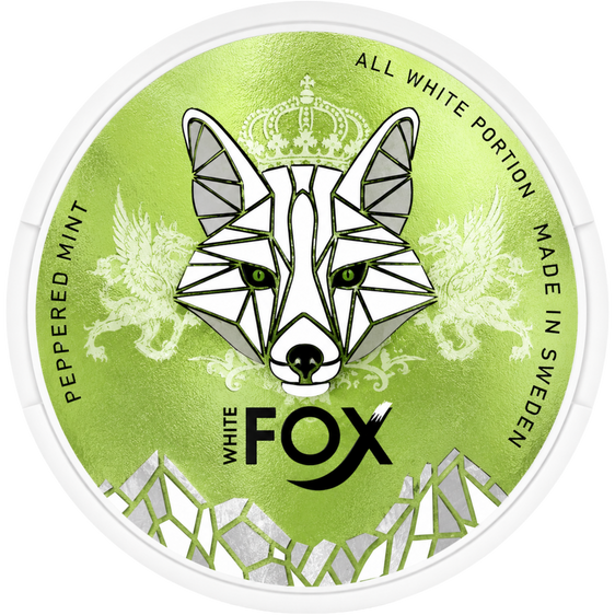 White Fox Peppered Mint 12mg Nicotine Pouches (5 Pack)