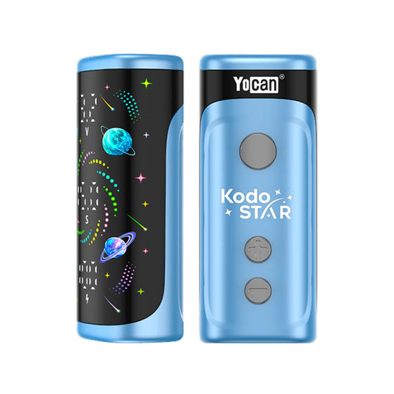 Yocan Kodo Star Box Mod - Compact Adjustable Oil Vaporizer - Blue