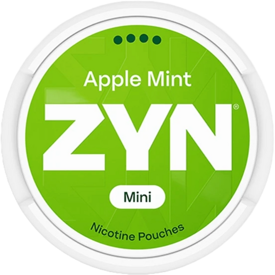 Zyn Nicotine Pouches Apple Mint Mini - 5 Pack - 6mg (15 Pouches Can)