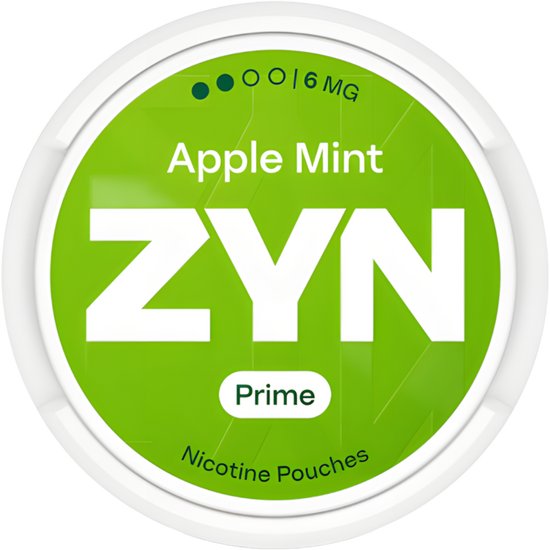 ZYN Apple Mint Prime Nicotine Pouches (5 Pack)
