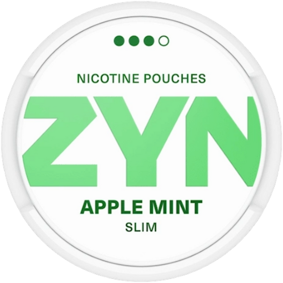 Zyn Nicotine Pouches Apple Mint Slim - 5 Pack - 9mg