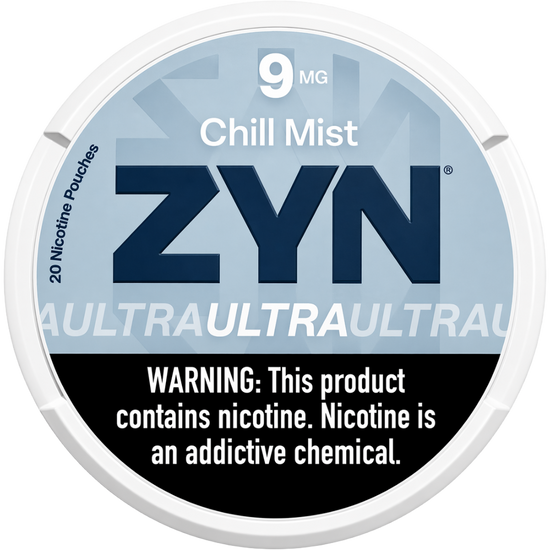 ZYN Ultra Chill Mist 9mg Nicotine Pouches