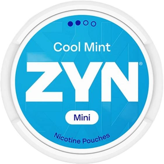 Zyn Nicotine Pouches Cool Mint Mini - 5 Pack - 3mg (15 pouches can)