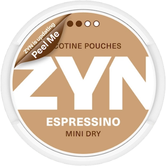 Zyn Nicotine Pouches Espressino Mini - 5 Pack - 3mg (15 pouches can)