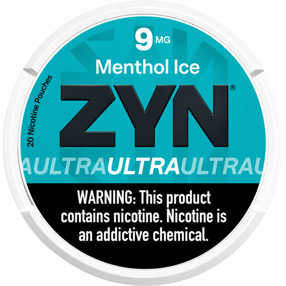 ZYN Ultra Menthol Ice 9mg Nicotine Pouches