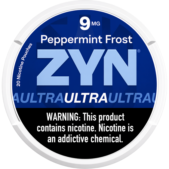 ZYN Ultra Peppermint Frost 9mg Nicotine Pouches