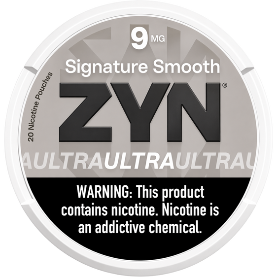 ZYN Ultra Signature Smooth 9mg Nicotine Pouches