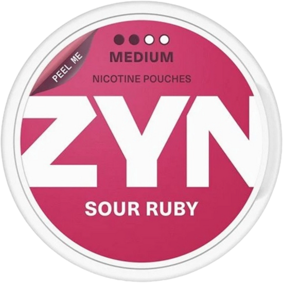 Zyn Nicotine Pouches Sour Ruby - 5 Pack
