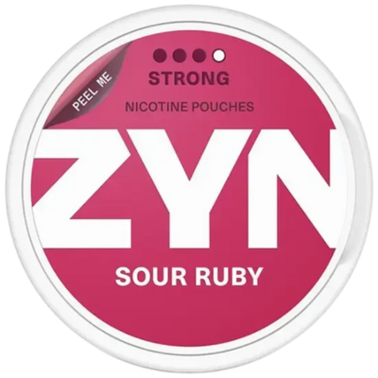 Zyn Nicotine Pouches Sour Ruby - 5 Pack