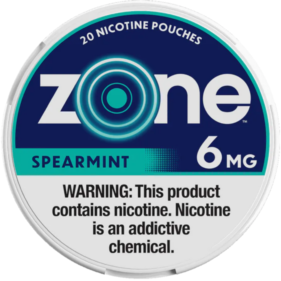 Zone Spearmint Nicotine Pouches (5 Pack) - 6mg