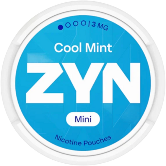 ZYN Cool Mint Mini Nicotine Pouches (5 Pack) - 3mg (15 pouches can)