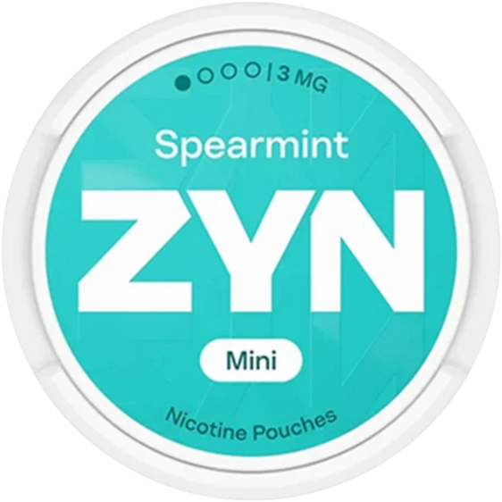 ZYN Spearmint Mini Nicotine Pouches (5 Pack) - 3mg