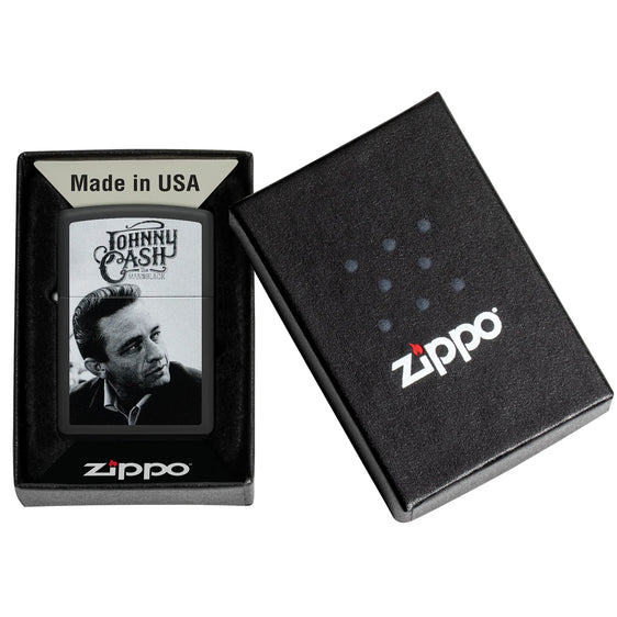 Zippo Lighter - Johnny Cash Portrait