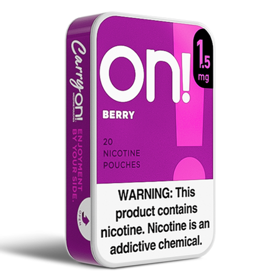 ON! Berry Nicotine Pouches - 5 Pack