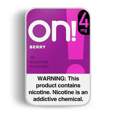 ON! Berry Nicotine Pouches - 5 Pack