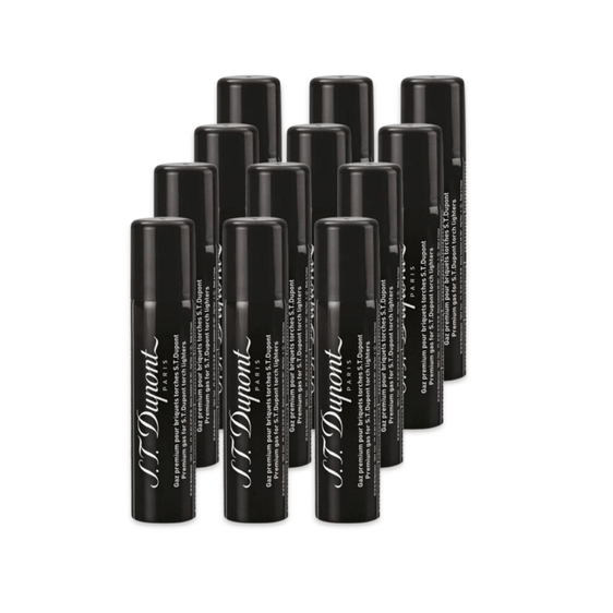 S.T. Dupont Butane Black - 12 Pack (Full Box)