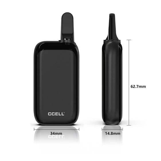 CCELL Rizo – Dual Heat Magnetic 510 Cartridge Battery - Black