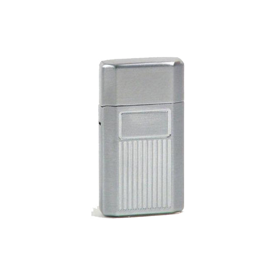 Ronson Jetlite Butane Cigar Lighter - Satin Chrome w Shield